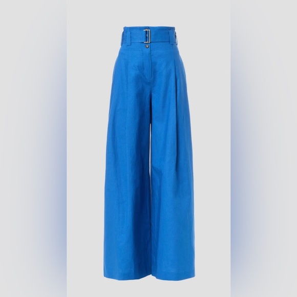 GUC Eudon Choi- Wide Leg Linen Trousers. Size 16 - Picture 1 of 13